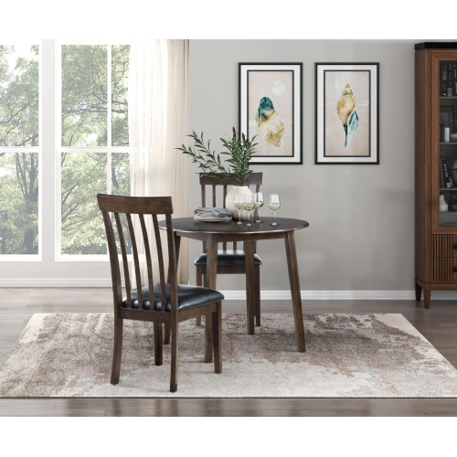 Harmony Dropleaf Dining Set Espresso